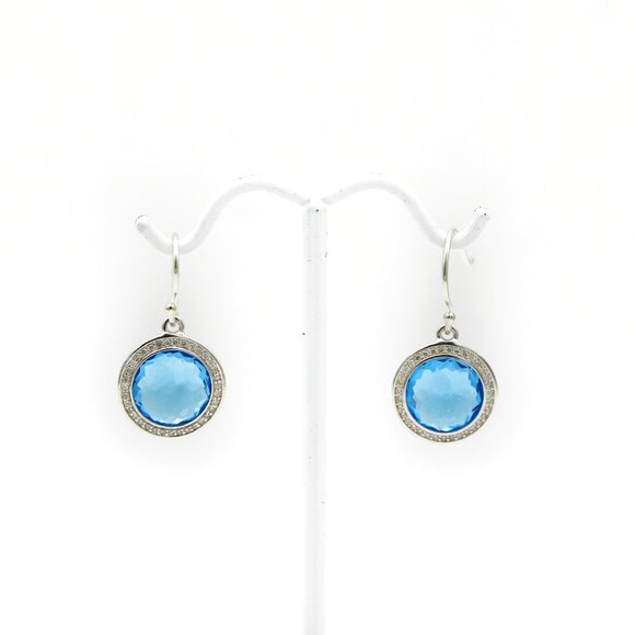 IPPOLITA Lollipop 925 Diamonds Topaz Round Drop Earrings